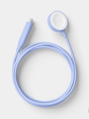 heyday Magnetic Apple Watch Charging Cable in Periwinkle Blue